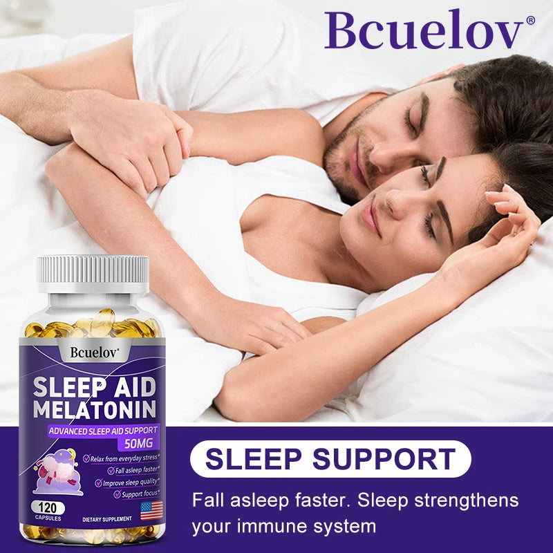 SLEEP AID MELATONIN, Dietary Supplement for Promotes Relaxation and Sleep Health, 25mg, 30/60/120 Capsules, Vegan | Gluten Free